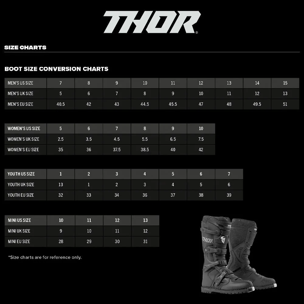 2022 THOR BLITZ BOOTS - BLACK