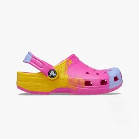 208288-6UC CLASSIC OMBRE Kids Classic Clogs Juice/Multi