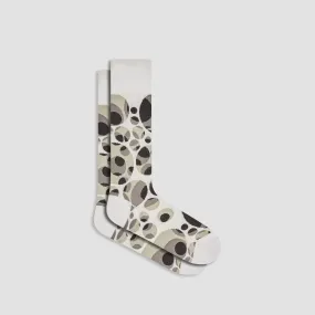 Abstract Mid-Calf Socks