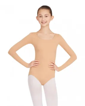 Adult Long Sleeve Leotard (Light Suntan) TB135