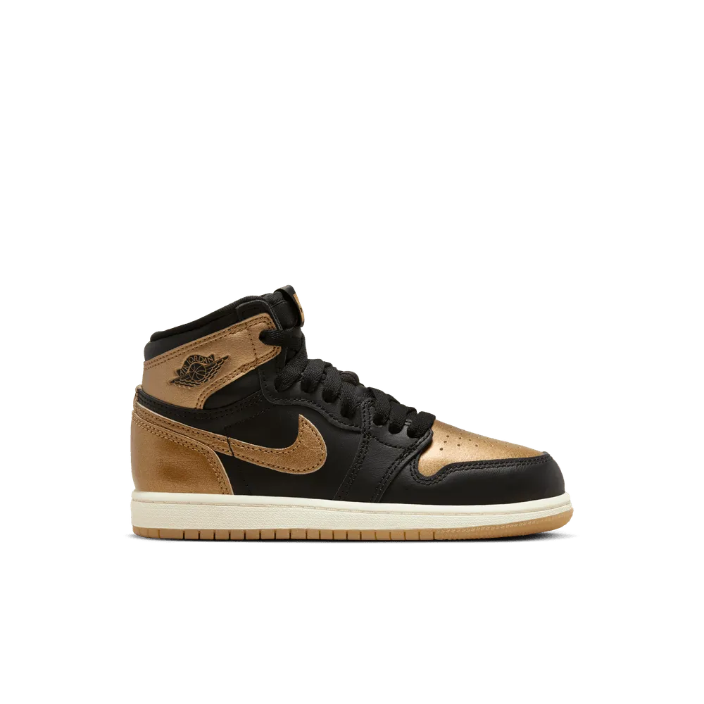 Air Jordan 1 Retro High OG PS Black Gold