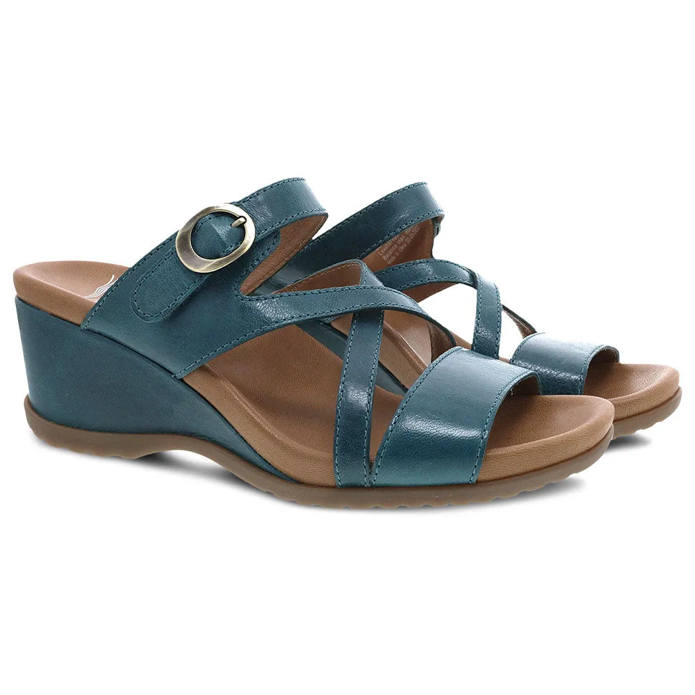 Ana Open Back Wedge Sandal