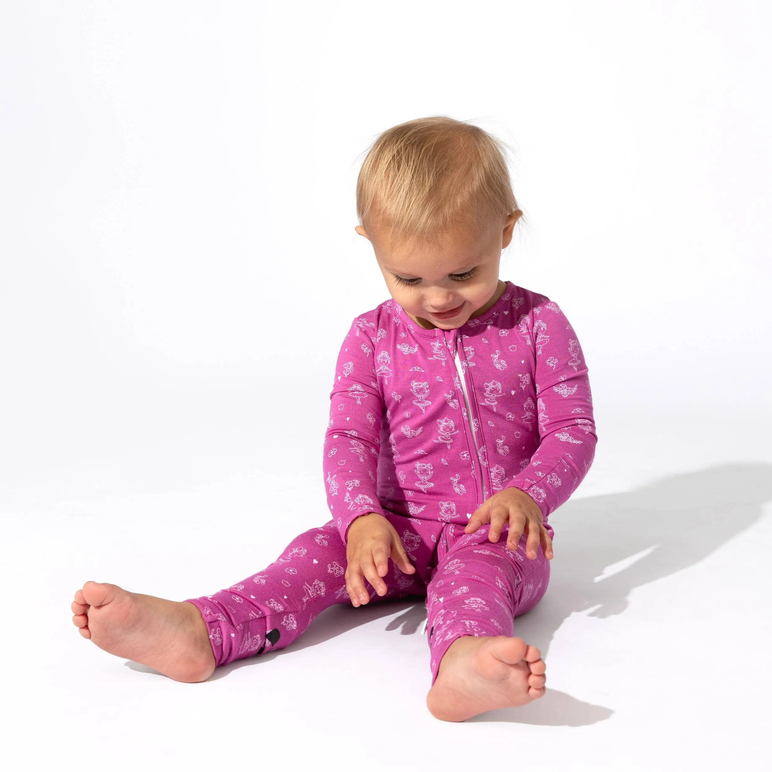 Ballerina Convertible Footie Bamboo Pajama