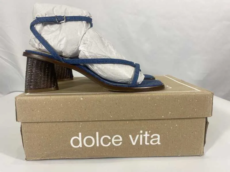 BANITA SANDALS BLUE DENIM - re:vita