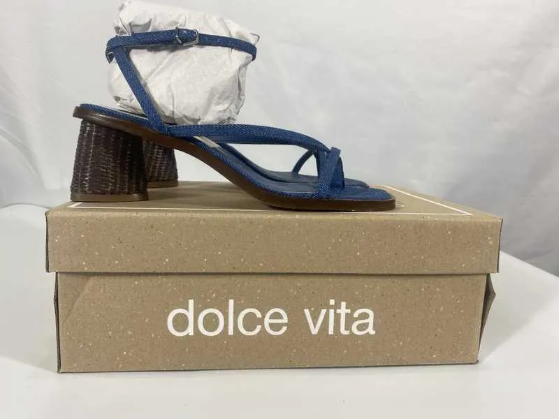 BANITA SANDALS BLUE DENIM - re:vita