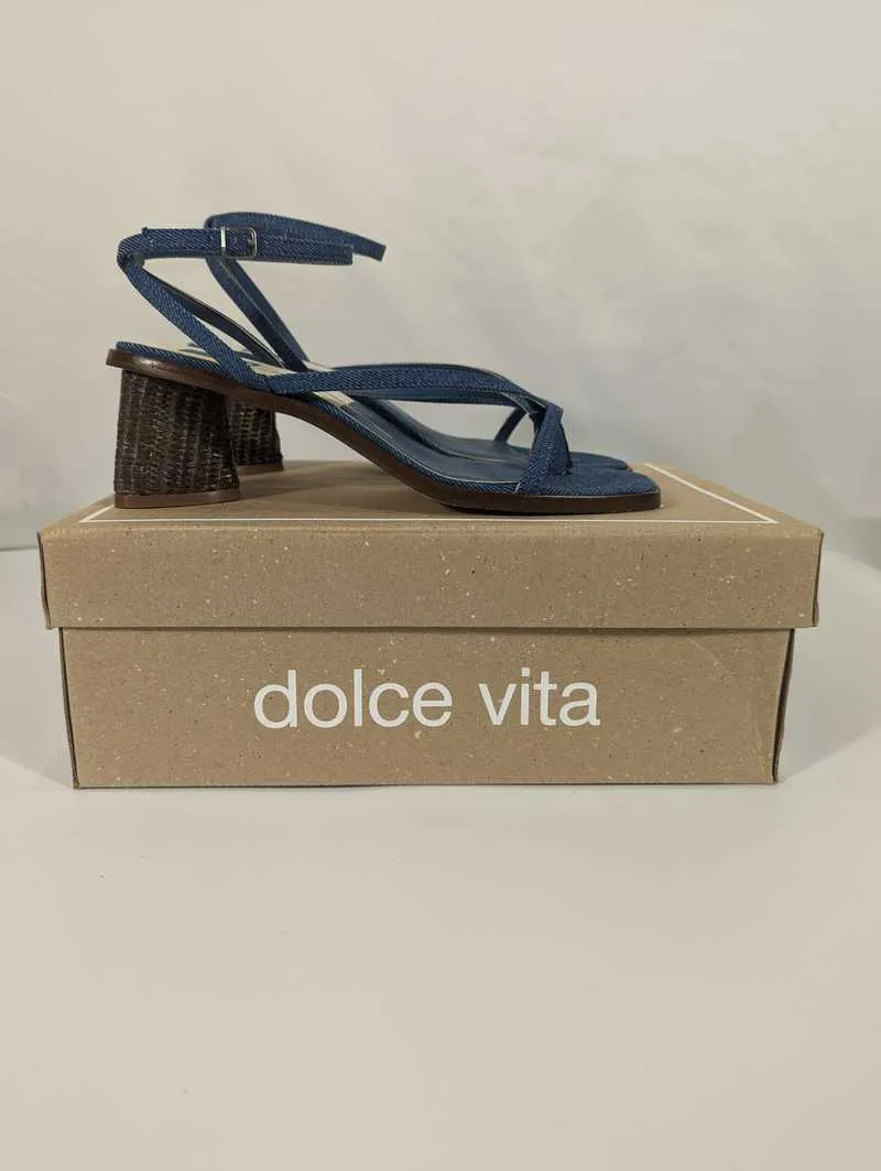 BANITA SANDALS BLUE DENIM - re:vita