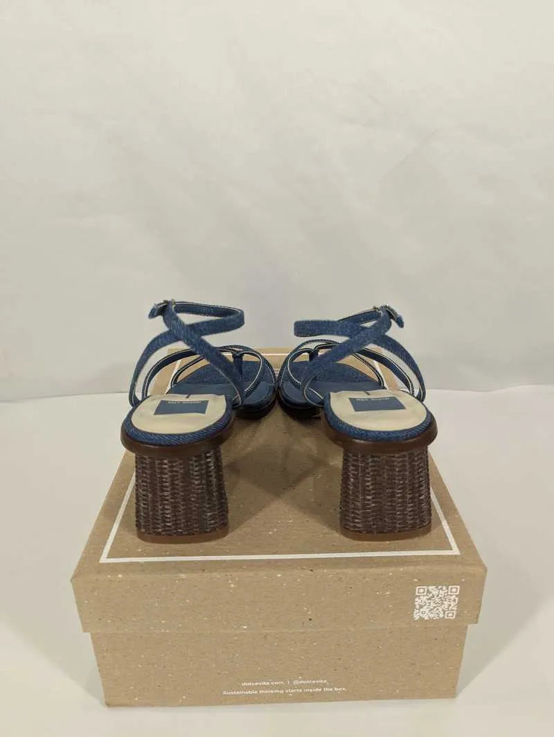 BANITA SANDALS BLUE DENIM - re:vita