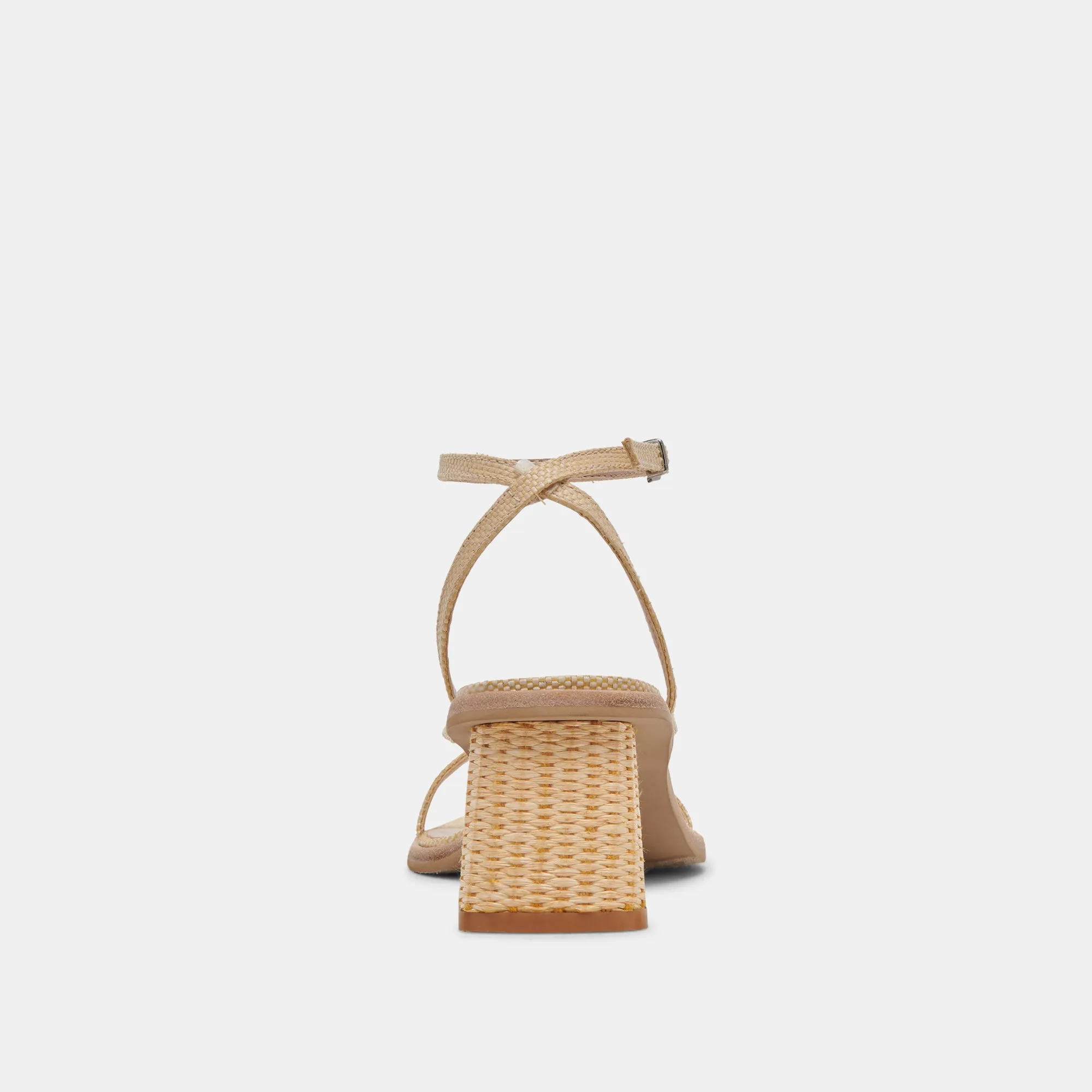 BANITA WIDE SANDALS LT NATURAL RAFFIA