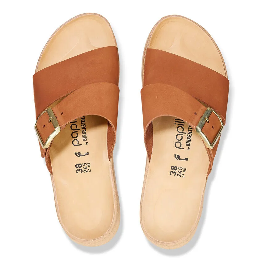 Birkenstock Almina Nubuck Leather Pecan Women's