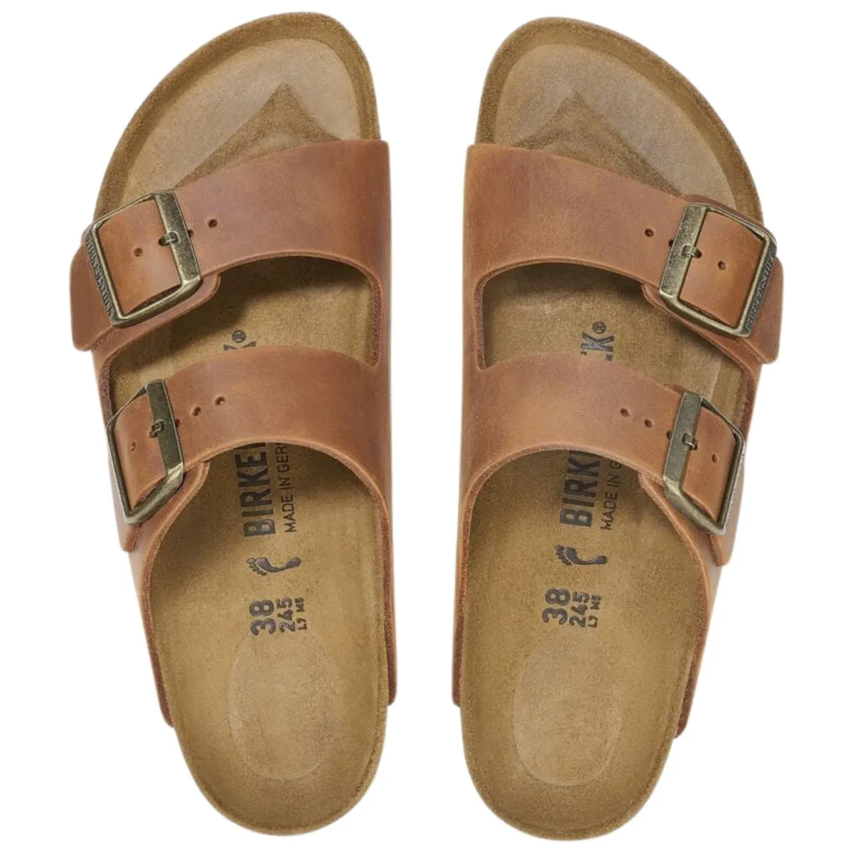 Birkenstock Women's Arizona Cognac Oiled Leather