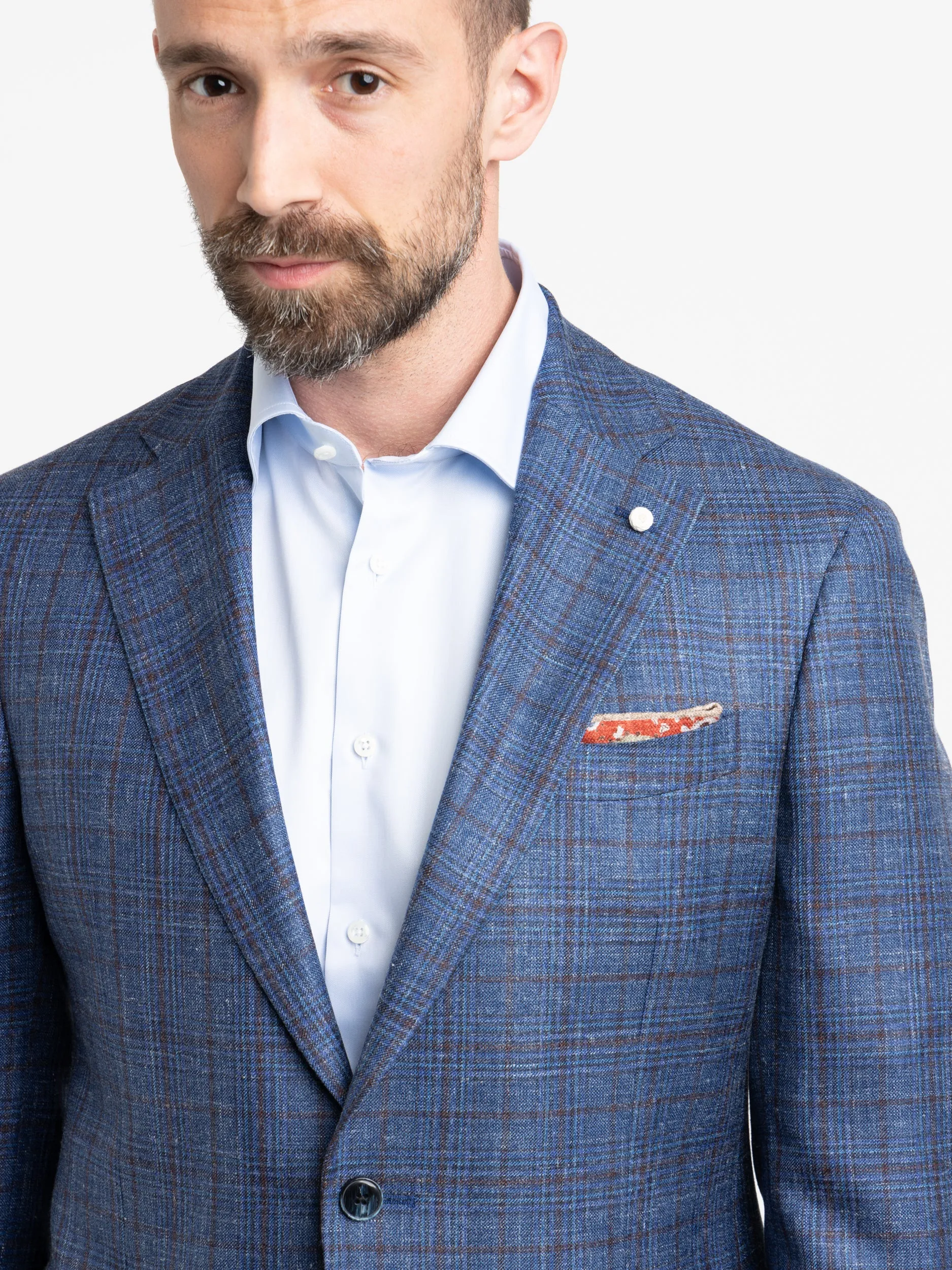 Blue/Red Check Sport Jacket