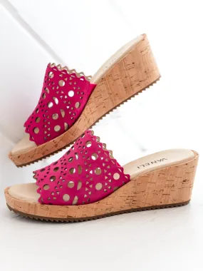 Cammie Fuchsia Suede by Vaneli