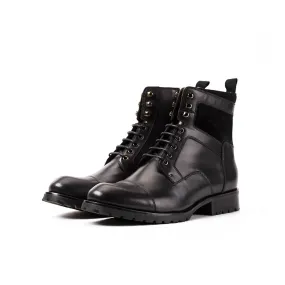 Captoe Lace Up Ankle Boots for Men