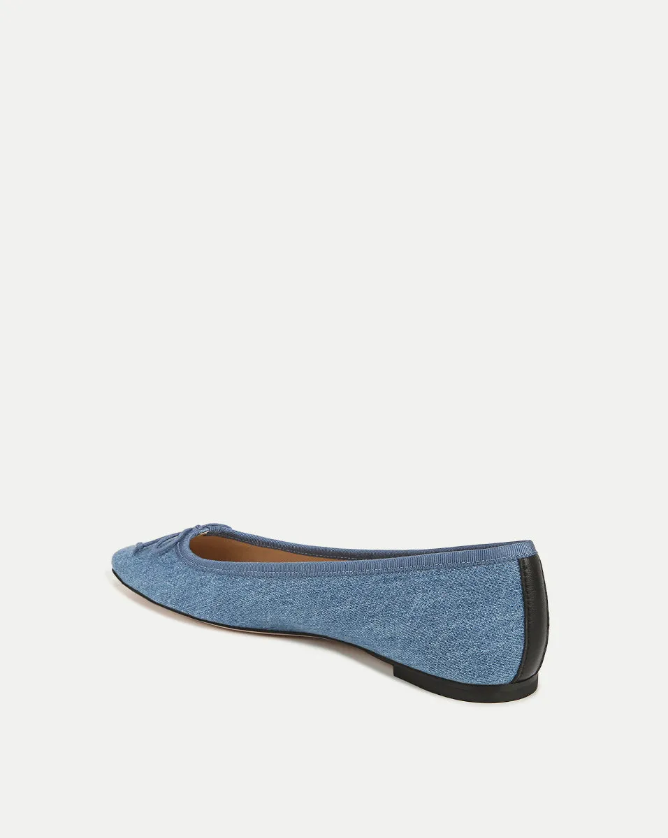 Catherine Denim Ballet Flat