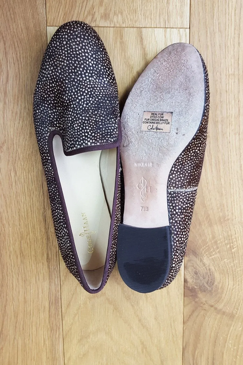 COLE HAAN Nike Air Fur Flats (7.5B) UK 5