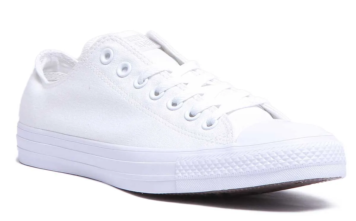 Converse 1U647 CT All Star Low Trainers In White Mono For Men