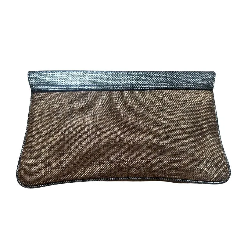 Deidaa Metallic Gold Silk Clutch Bag