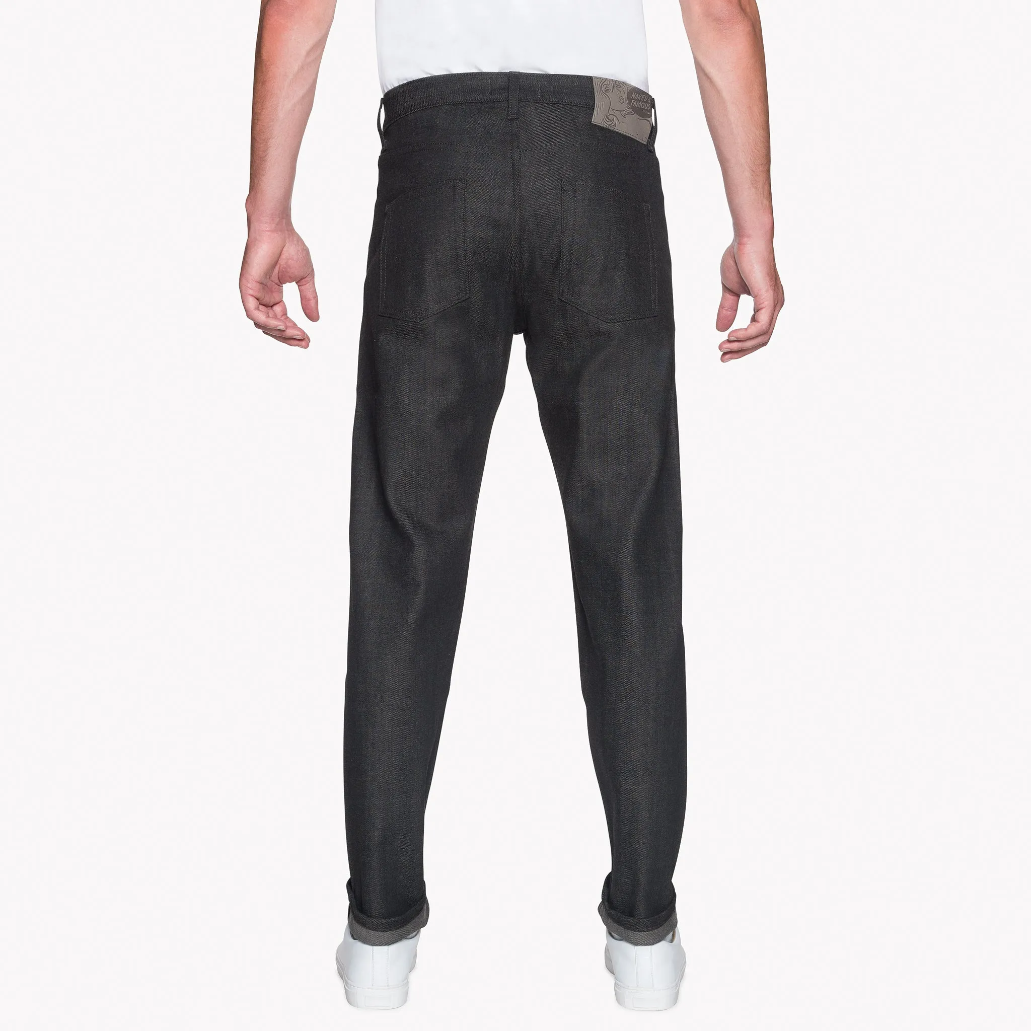 Easy Guy - Black x Grey Stretch Selvedge