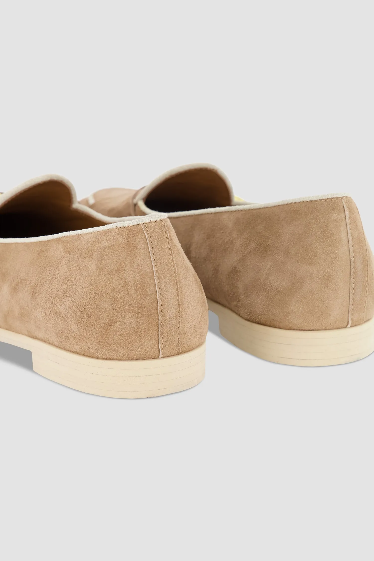 Edhen Milano Comporta Go Beige Suede Loafers