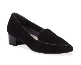 Honey-Black Suede/Patent | Ros Hommerson