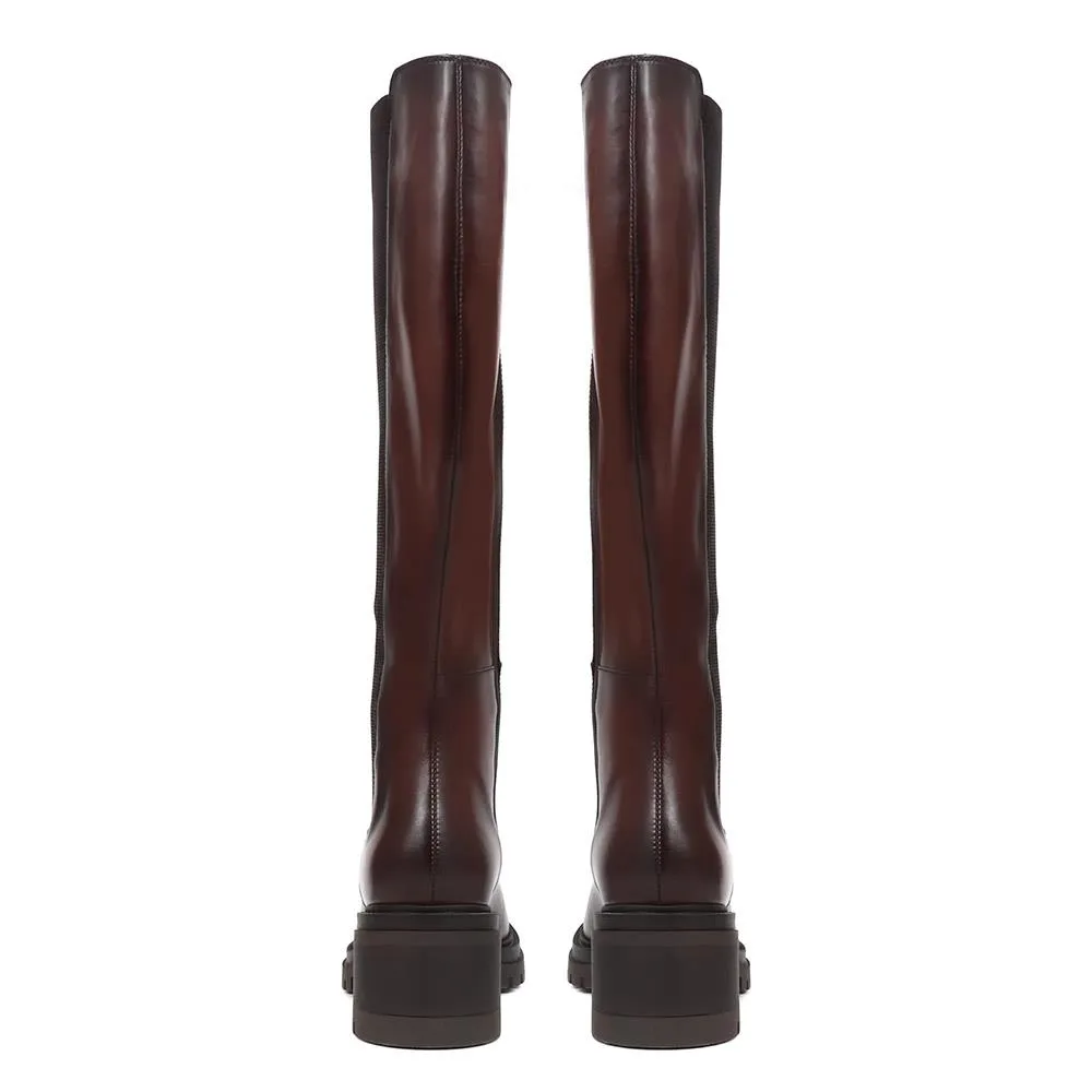 Sure! Here’s an optimized title for the product:

Stylish Leather Knee-High Boots for Women - DOMENICA Model 324 253 - Elegant Footwear for Every Occasion

Feel free to adjust any part of it based on your target audience or specific selling points!