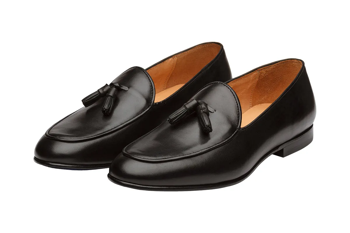 LOW HEEL BELGIAN LOAFER-B