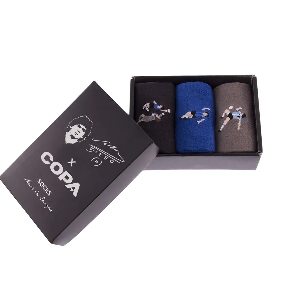 Maradona X COPA Argentina Socks Box Set