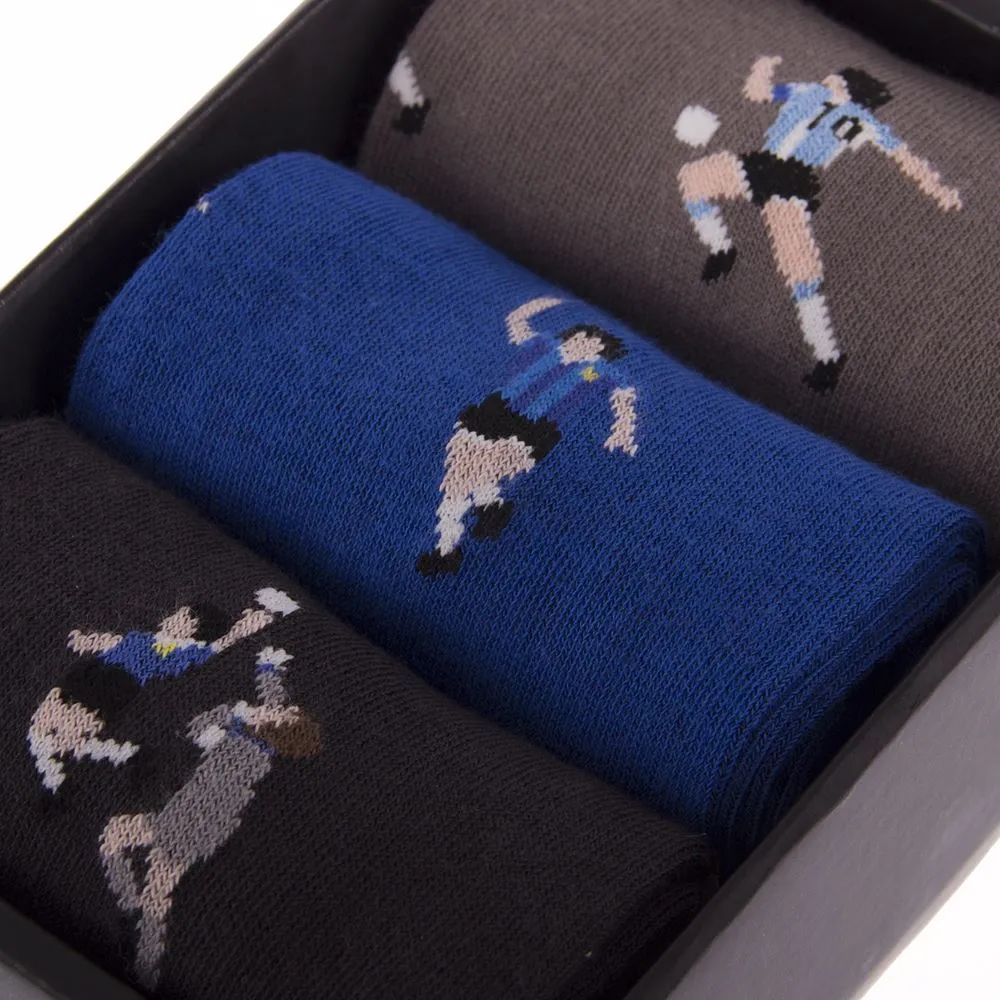 Maradona X COPA Argentina Socks Box Set