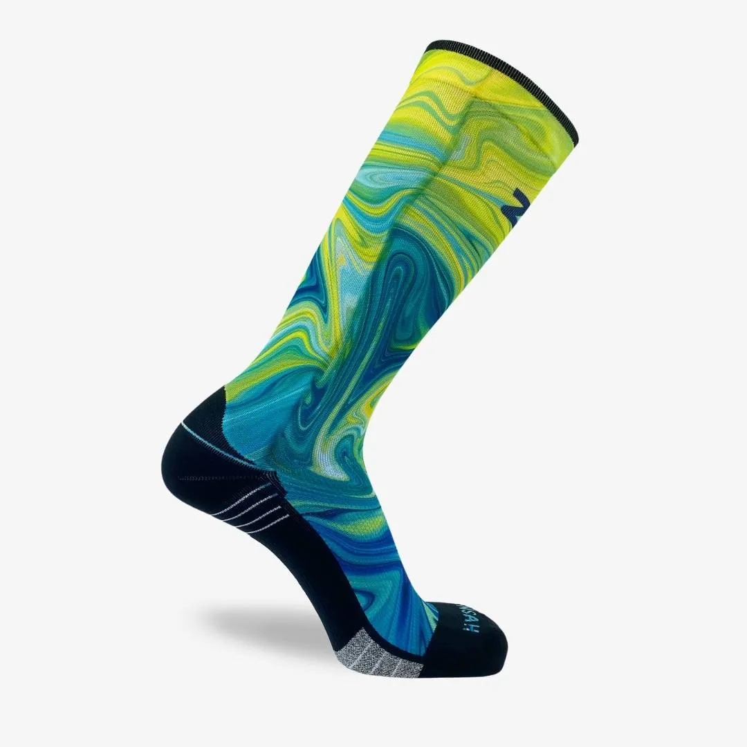 Marbleized Compression Socks (Knee-High)