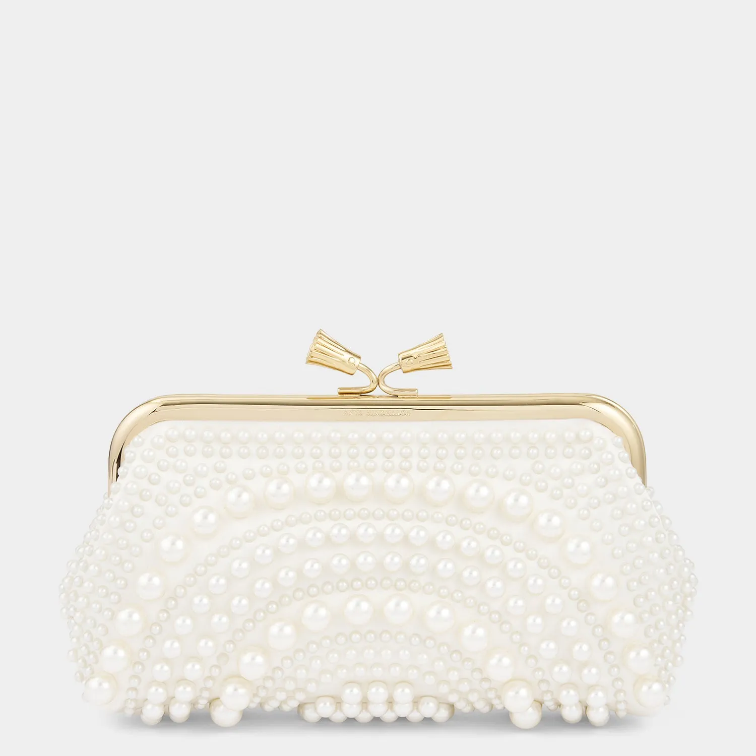 Maud Pearl Tassel Clutch