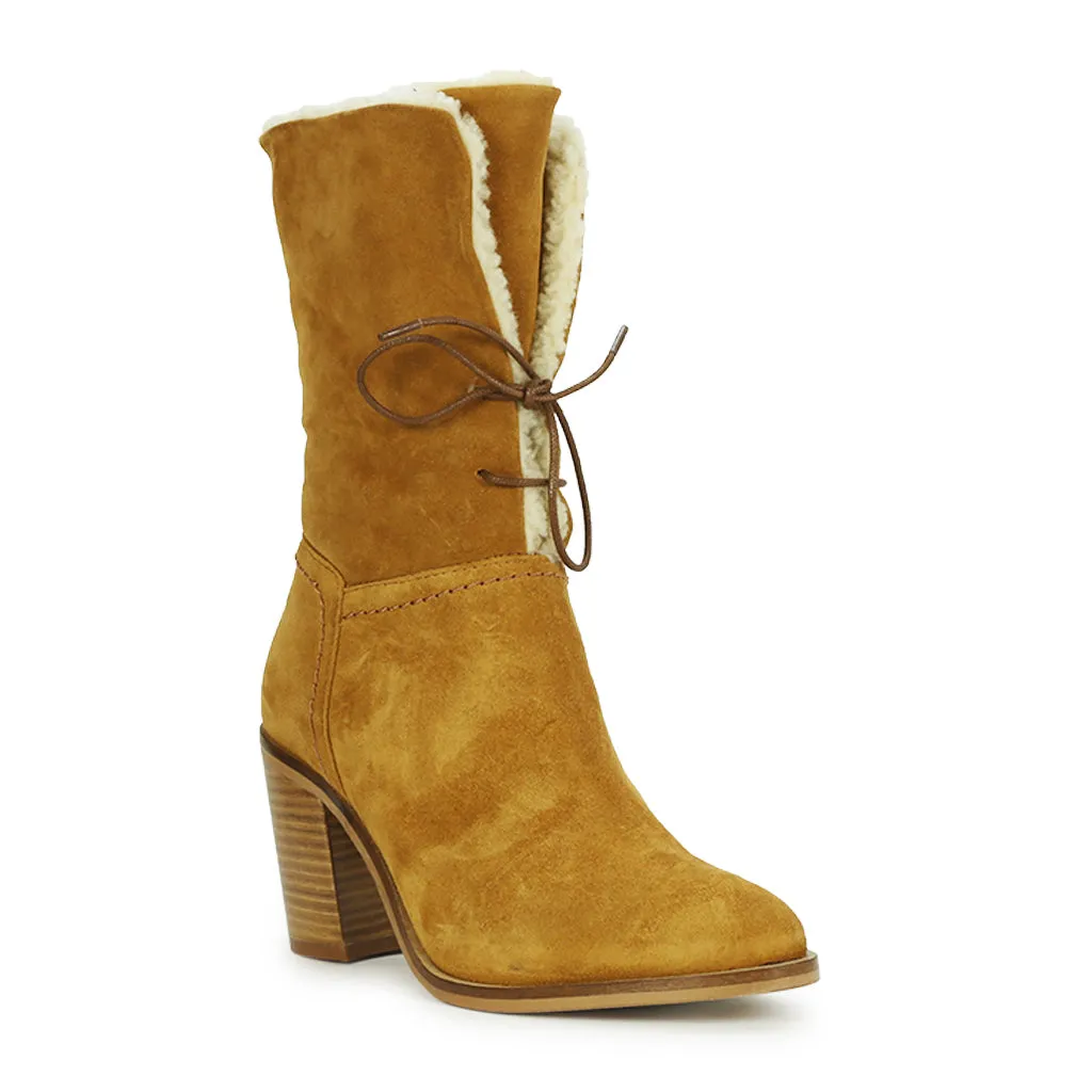 Nomi Suede Mid Boots