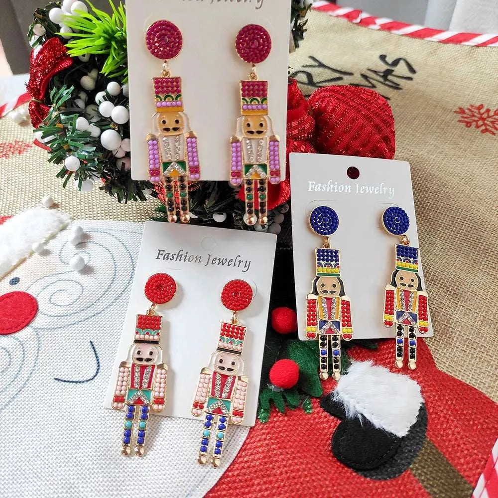 Nutcracker Soldier Fashion Earrings