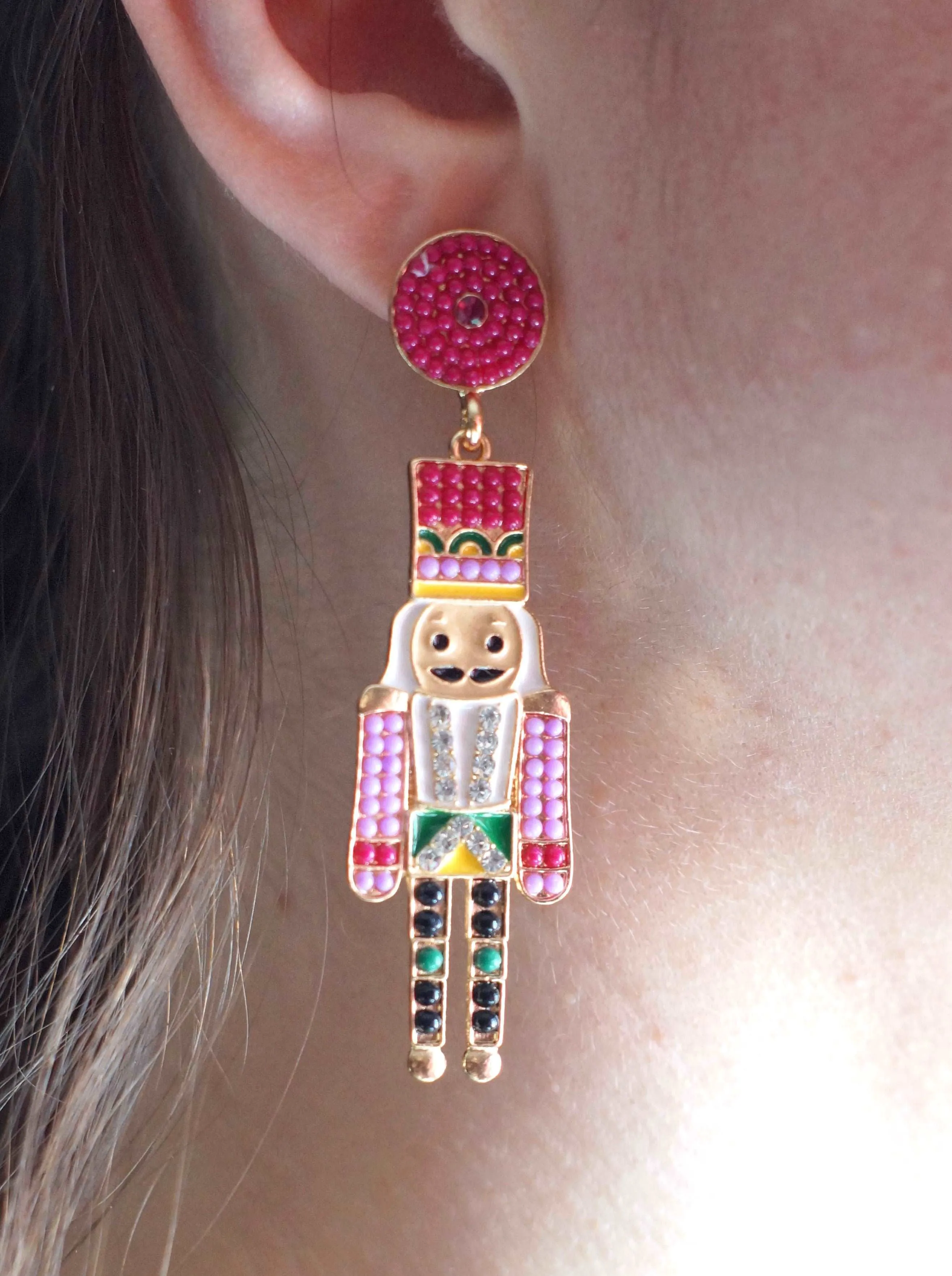 Nutcracker Soldier Fashion Earrings