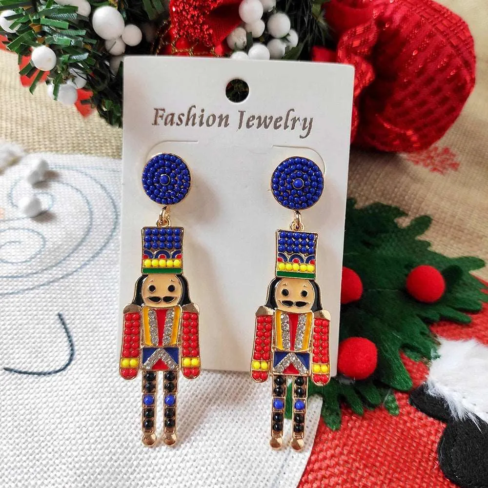 Nutcracker Soldier Fashion Earrings