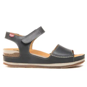 ON FOOT 203 PLATFORM SANDAL NAVY