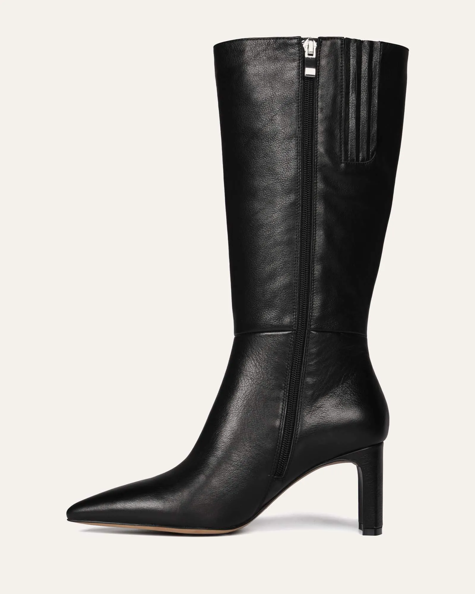 PIXIE CALF BOOTS BLACK LEATHER