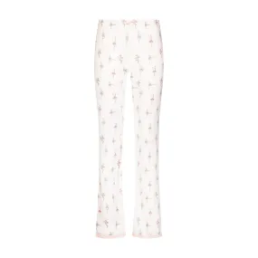 Polkadot BALLET DANCER Print CROP PANT Hi Rise