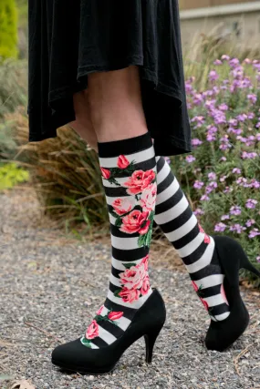 Romantic Rose Knee High