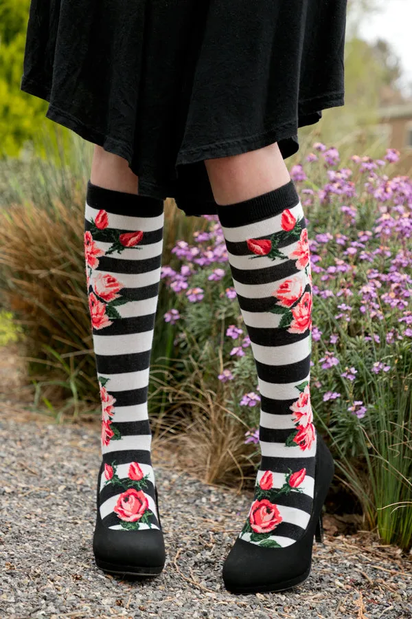 Romantic Rose Knee High