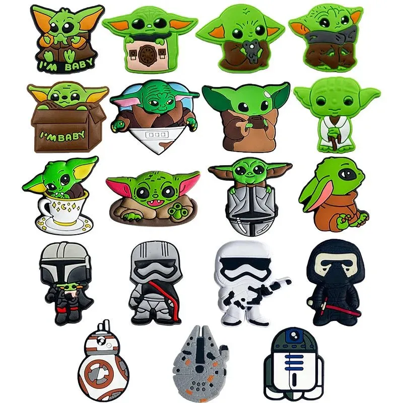 Star Wars Yoda Shoe Charm for Shoes Sandals Accessories