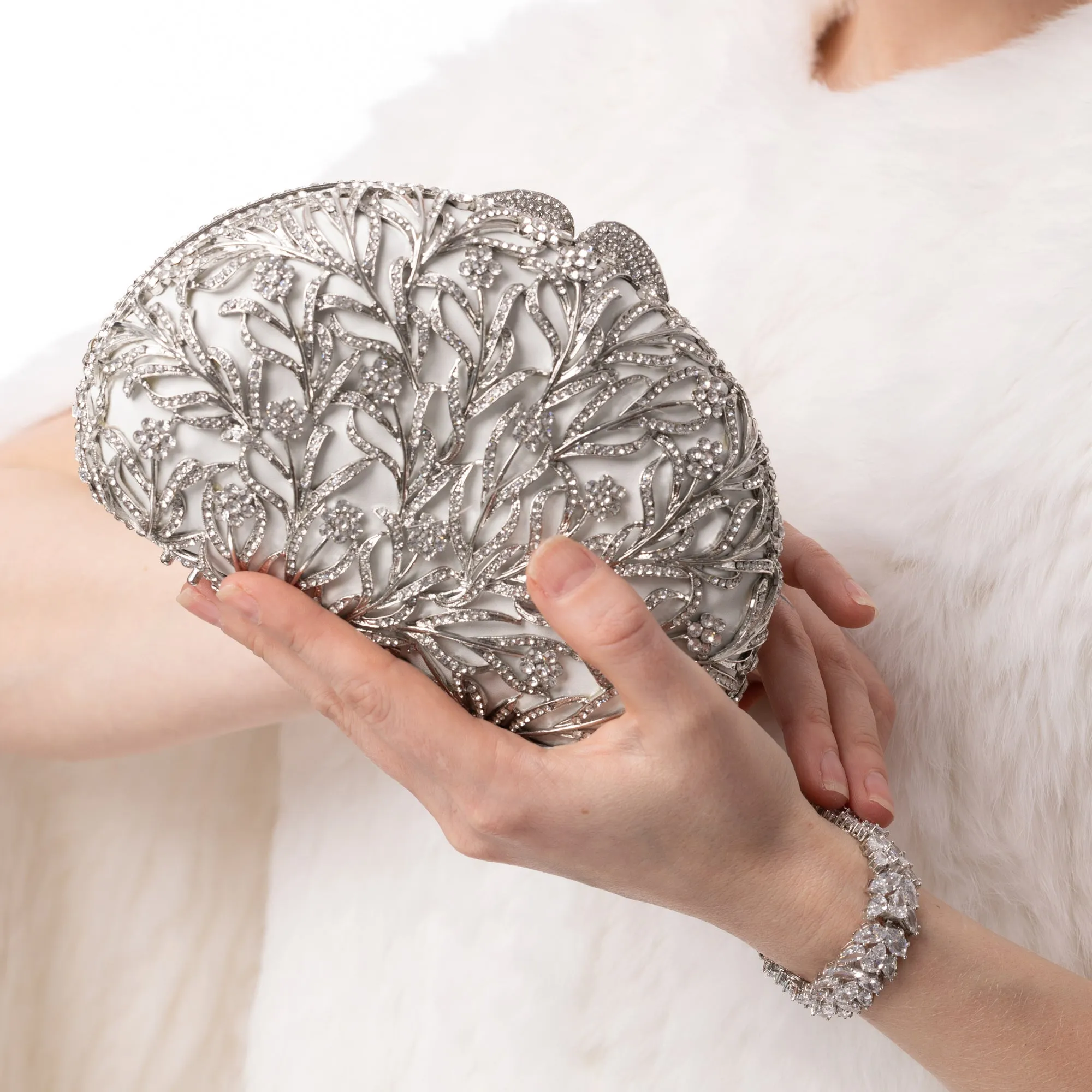 The Elsa Bridal Clutch