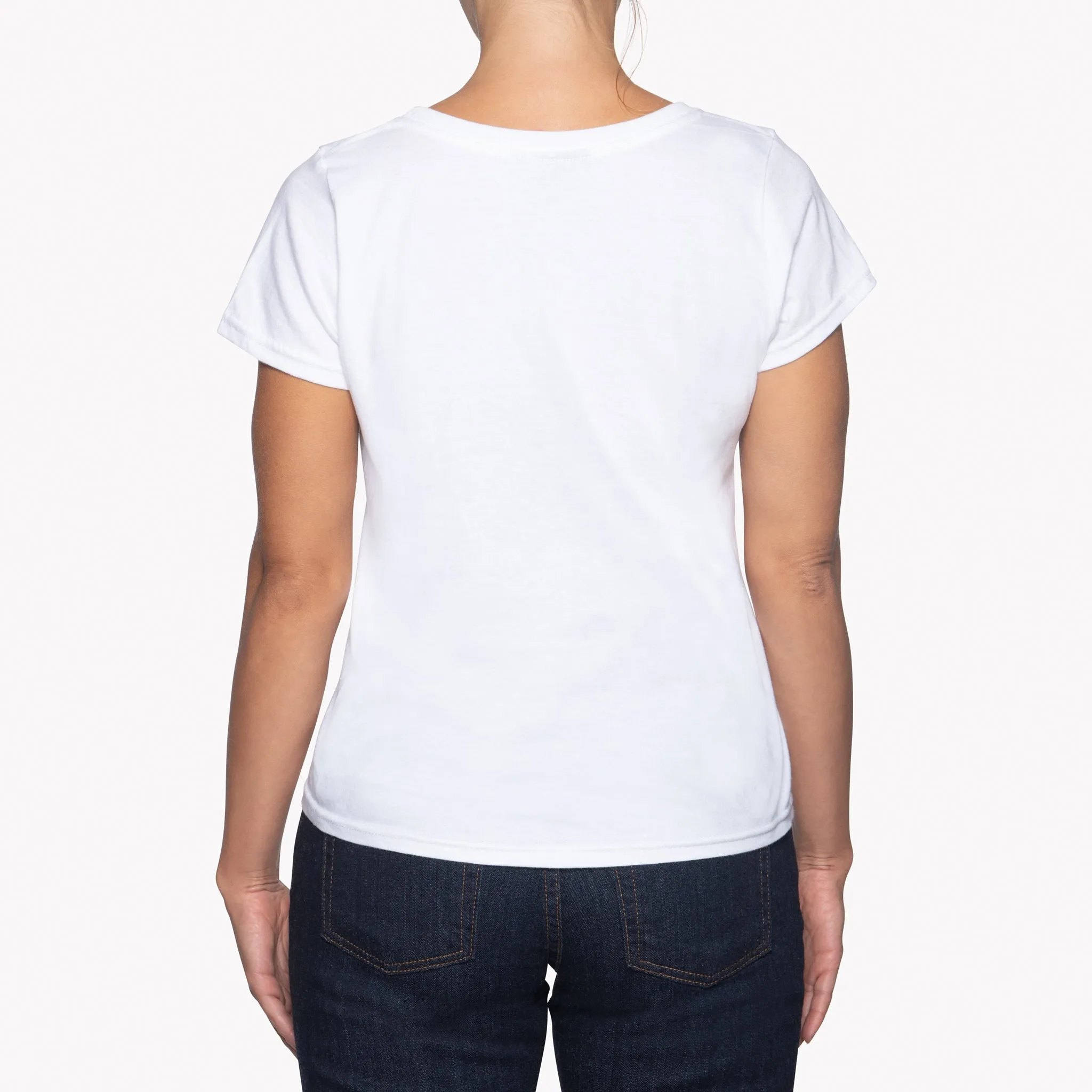 Women's - Circular Knit Ballet Tee - Double Ring-Spun Cotton - White